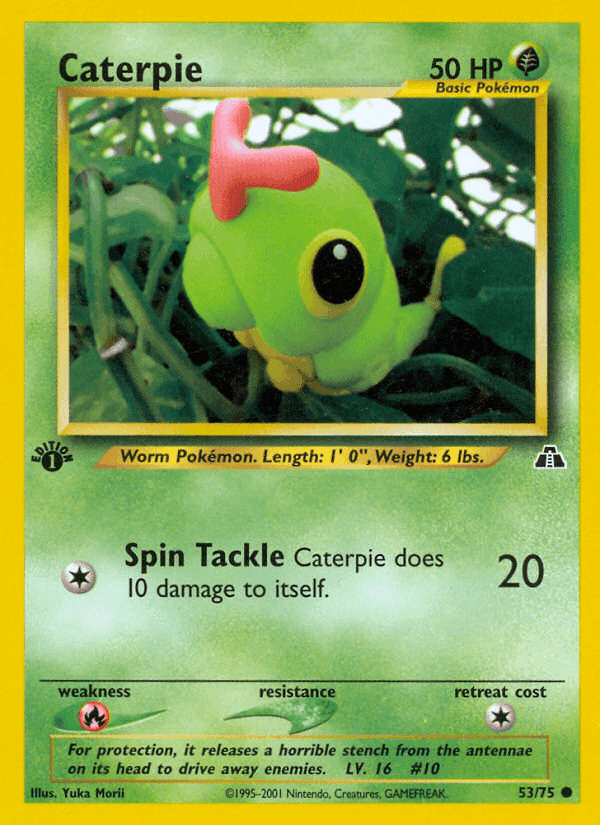 Caterpie · EN · Neo Discovery