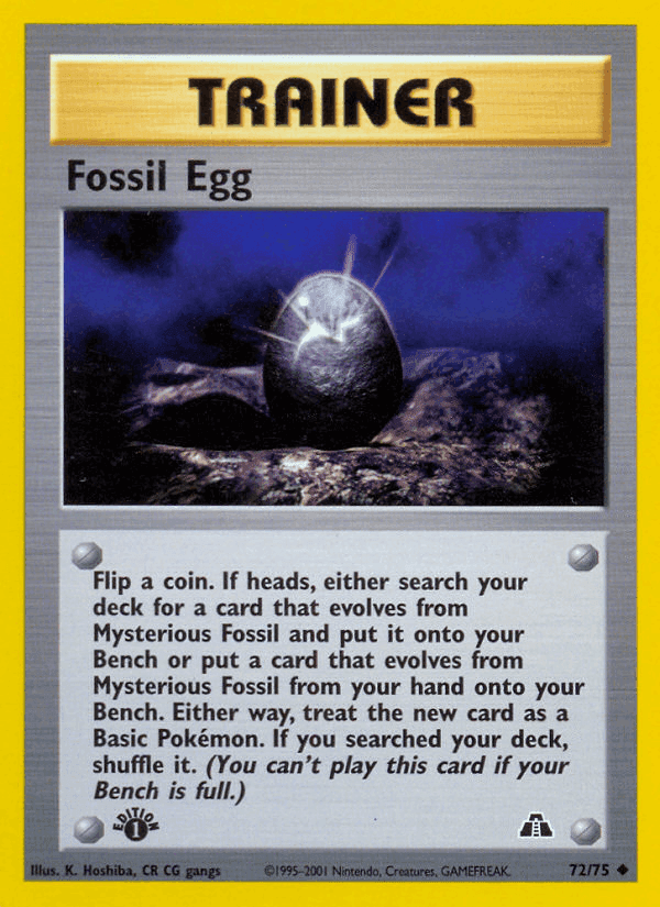 Fossil Egg · EN · Neo Discovery