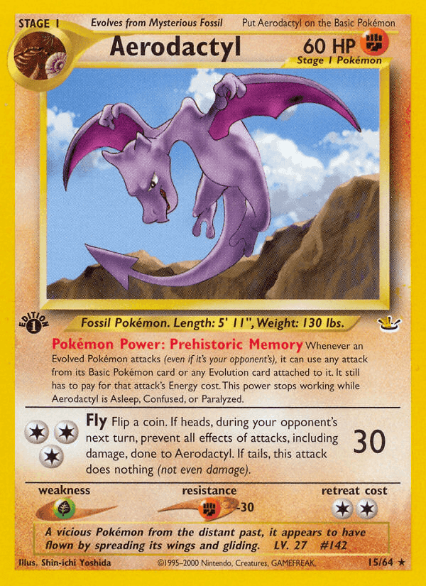 Aerodactyl · EN · Neo Revelation