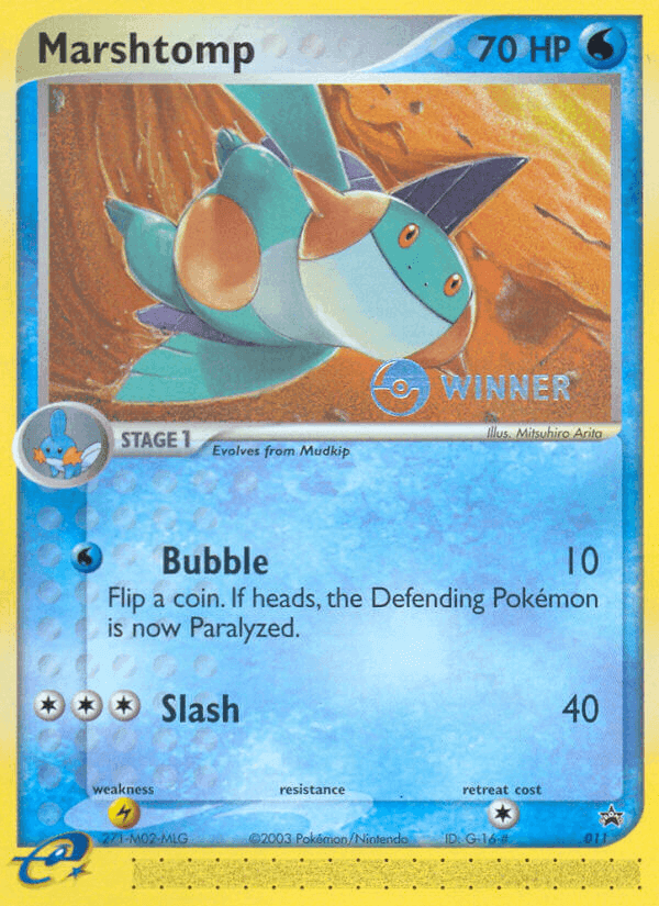 Marshtomp · EN · Nintendo Black Star Promos