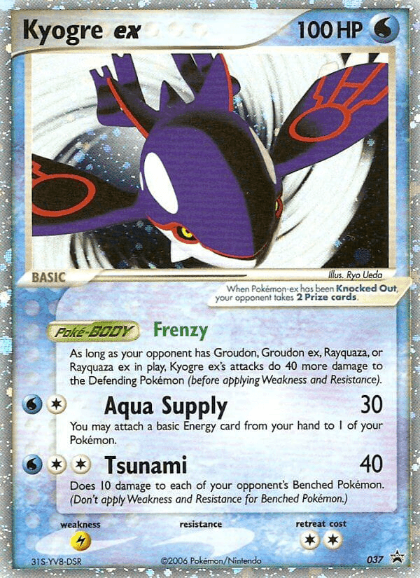 Kyogre ex · Holo · EN · Nintendo Black Star Promos