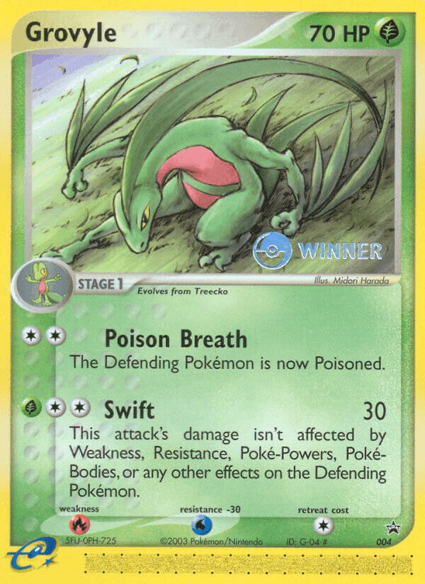 Grovyle · EN · Nintendo Black Star Promos
