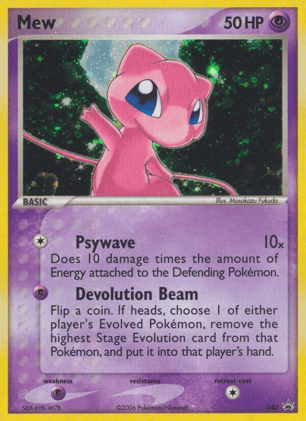 Mew · Holo · EN · Nintendo Black Star Promos