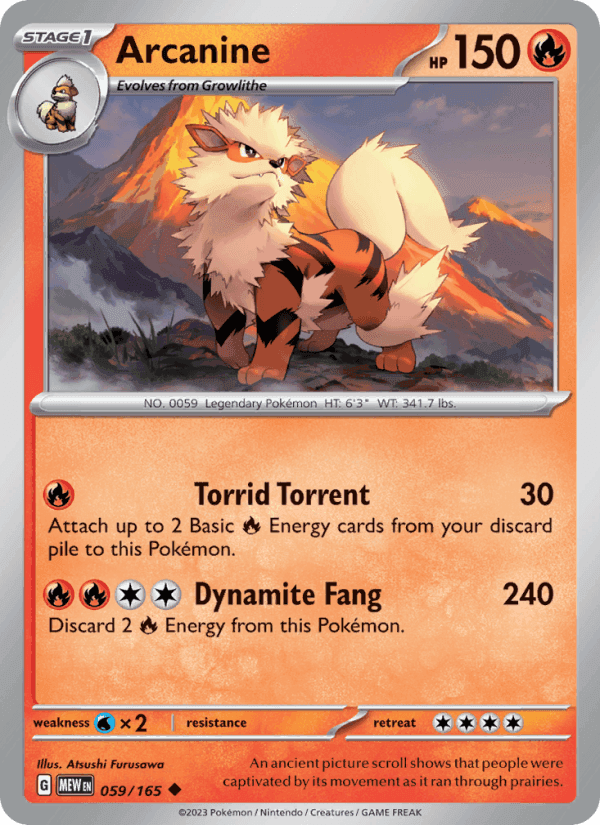 Arcanine · EN · 151