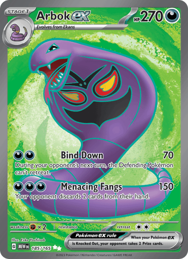 Arbok ex · Holo · EN · 151