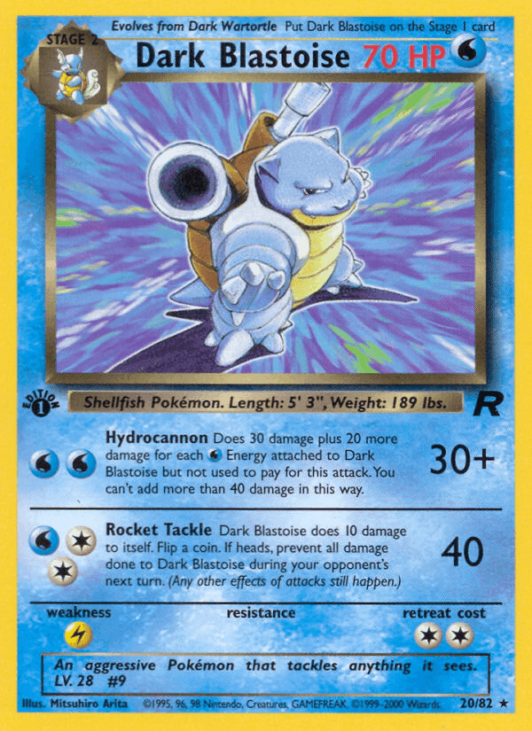 Dark Blastoise · EN · Team Rocket