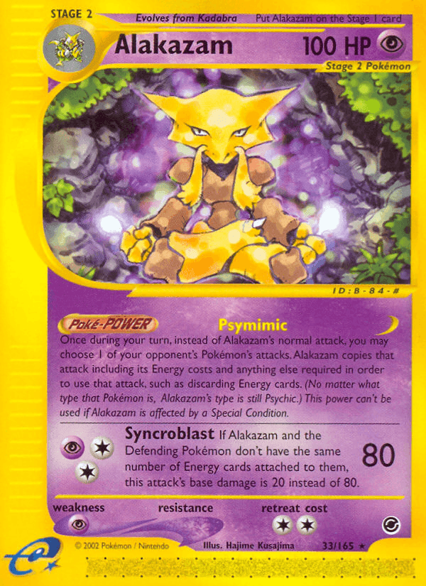 Alakazam · EN · Expedition Base Set