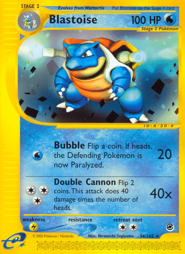 Blastoise · EN · Expedition Base Set