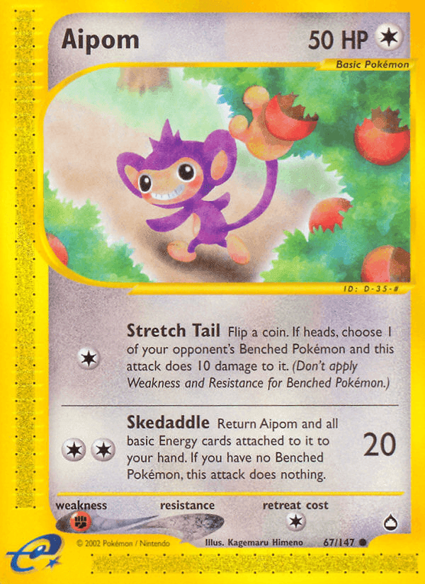 Aipom · EN · Aquapolis