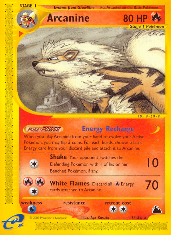 Arcanine · EN · Skyridge