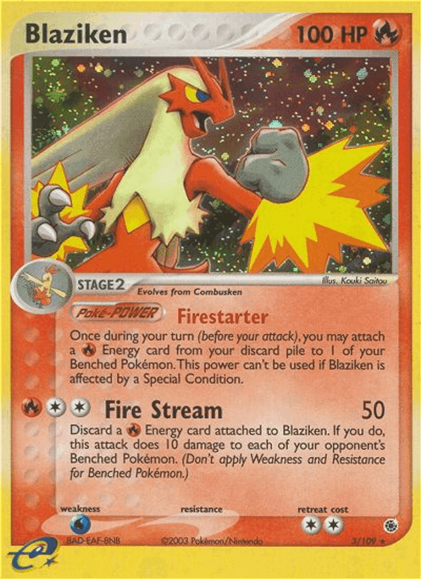 Blaziken · Holo · EN · Ruby & Sapphire