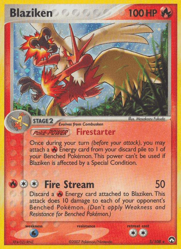 Blaziken · Holo · EN · Ruby & Sapphire