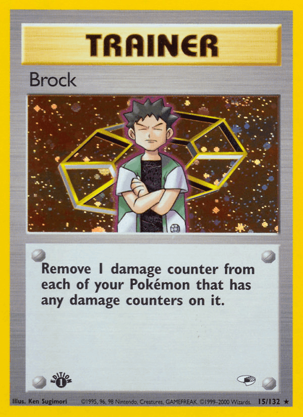 Brock · First Edition · EN · Gym Heroes