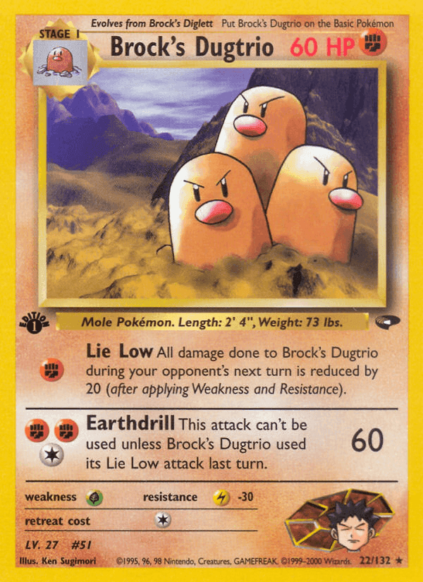 Brock's Dugtrio · EN · Gym Challenge
