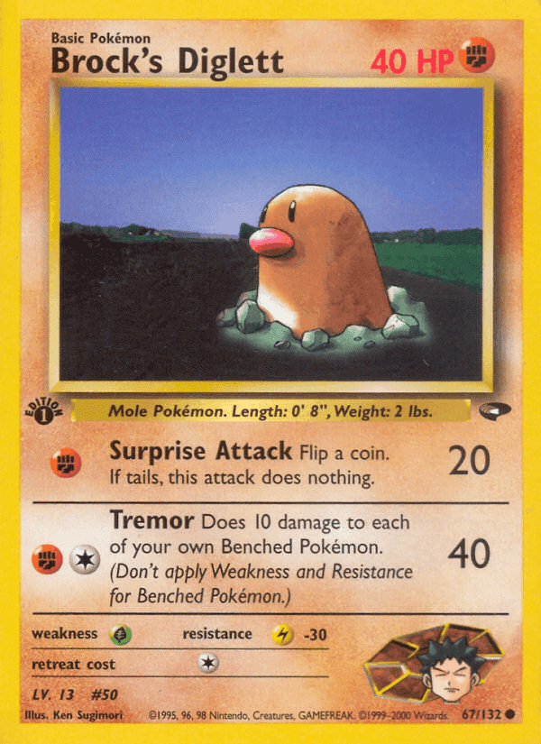 Brock's Diglett · EN · Gym Challenge