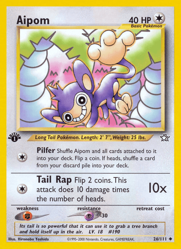 Aipom · EN · Neo Genesis